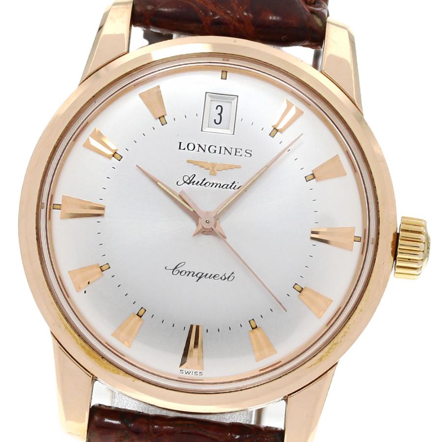 LONGINES ロンジン コンクエスト K18PG 自動巻き メンズ _844551  
