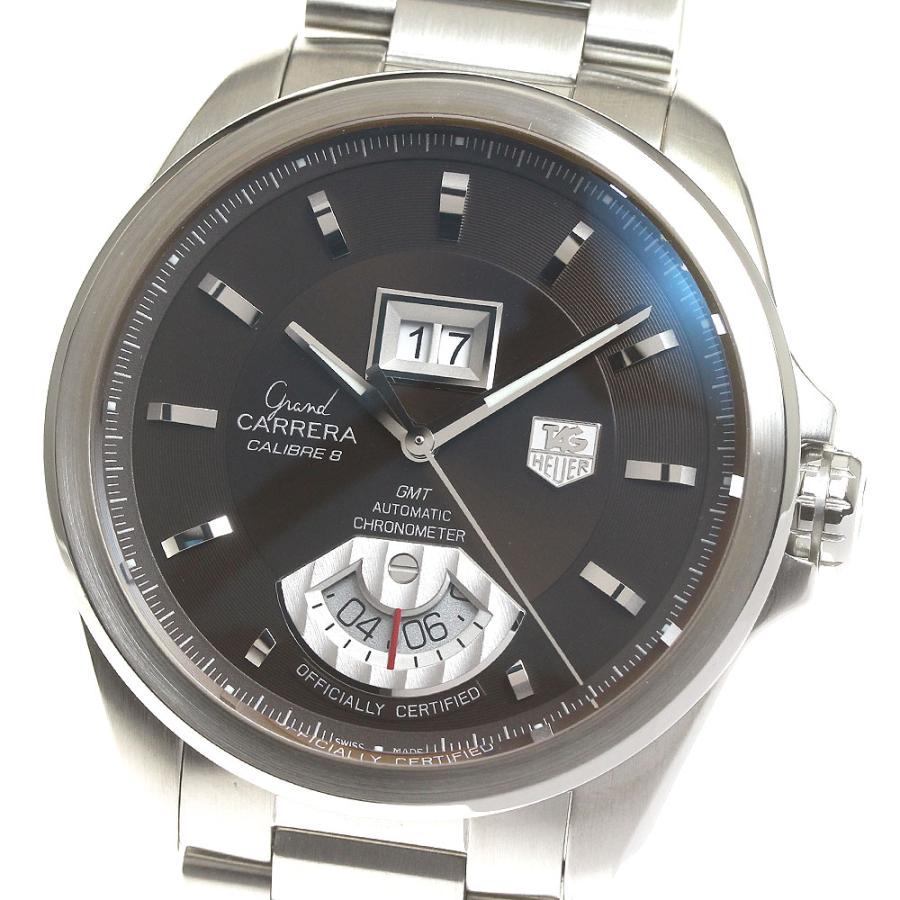 タグホイヤー TAG HEUER WAV5113 グランドカレラ GMT 自動巻き メンズ _745909 TAG HEUER（タグ・ホイヤー） TAG HEUER WAV5113 グランドカレラ GMT