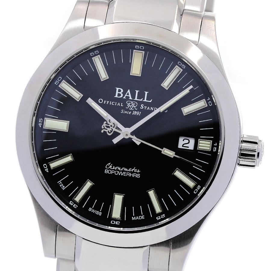 ☆美品★箱・保証書付き【BALLWATCH】ボールウォッチ エンジニアM マーベライト  NM2032C-S1CJ-BE 自動巻き メンズ_694674 ボールウォッチ BALLWATCH NM2032C-S1CJ-BK エンジニアM マーベライト