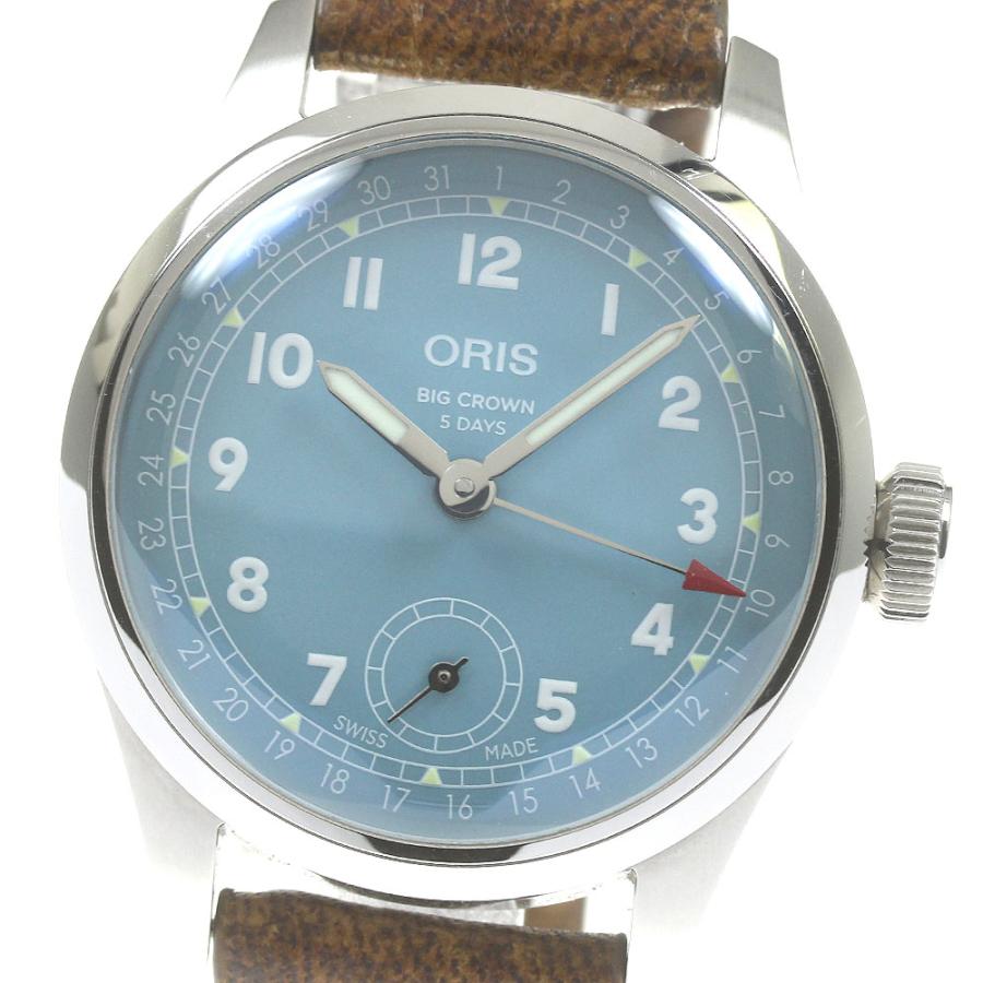 ORIS オリス 7786 ビッグクラウン タイマー デイト 手巻き メンズ 箱 