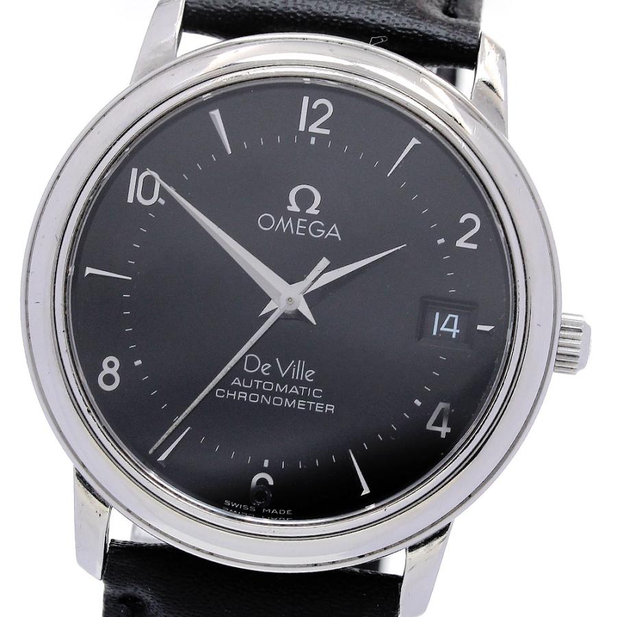 ①オメガ OMEGA デビル プレステージ デイト 自動巻き