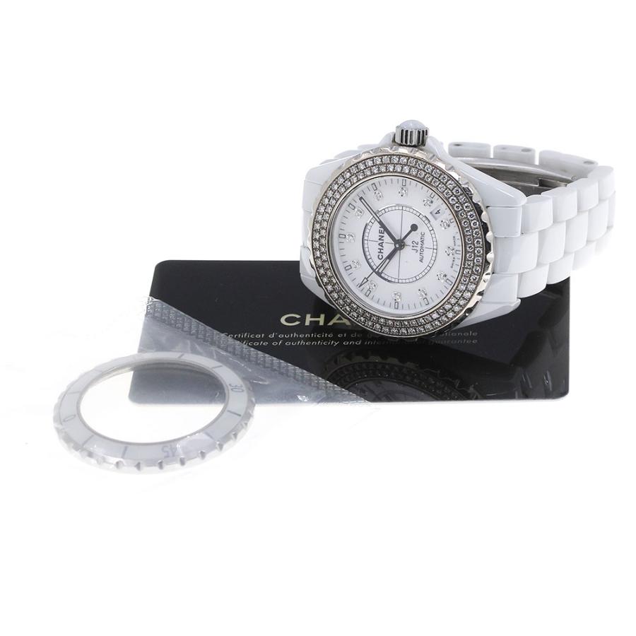 CHANEL（シャネル） CHANEL H1629 J12 白セラミック 38MM 12Pダイヤ