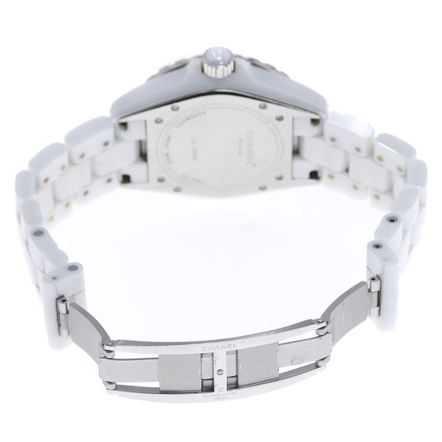 シャネル CHANEL H1629 J12 白セラミック 38MM 12Pダイヤ 自動巻き メンズ 良品 保証書付き_830145 CHANEL（シャネル） CHANEL H1629 J12 白セラミック 38MM 12Pダイヤ