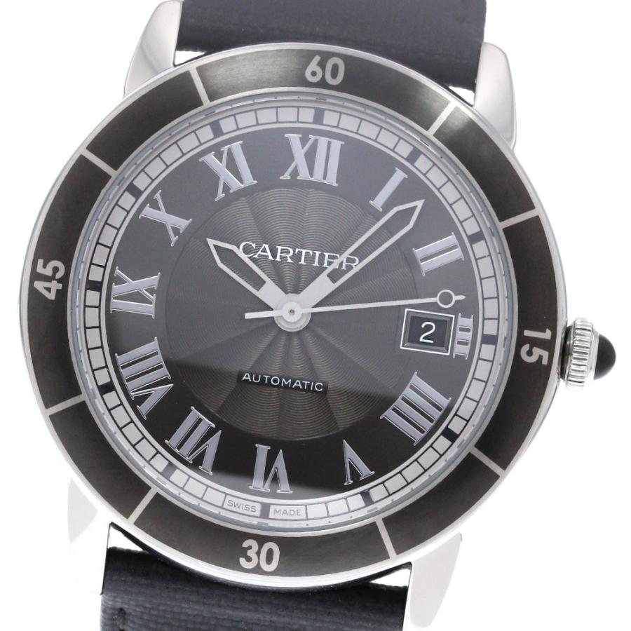 カルティエ CARTIER WSRN0003 ロンド クロワジエール ドゥ カルティエ デイト 自動巻き メンズ _845681 Cartier（カルティエ） CARTIER WSRN0003 ロンド クロワジエール ドゥ