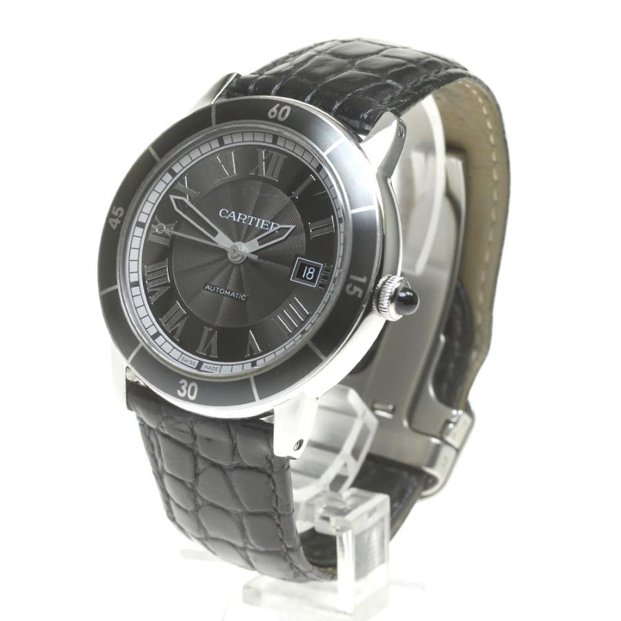 カルティエ CARTIER WSRN0003 ロンド クロワジエール ドゥ カルティエ デイト 自動巻き メンズ _845681 Cartier（カルティエ） CARTIER WSRN0003 ロンド クロワジエール ドゥ