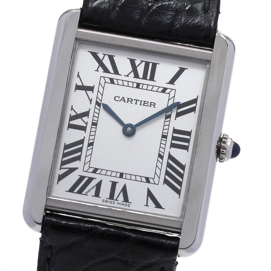 Cartier カルティエ　タンクソロLM クォーツ Cartier（カルティエ） CARTIER W5200003 タンクソロLM クォーツ