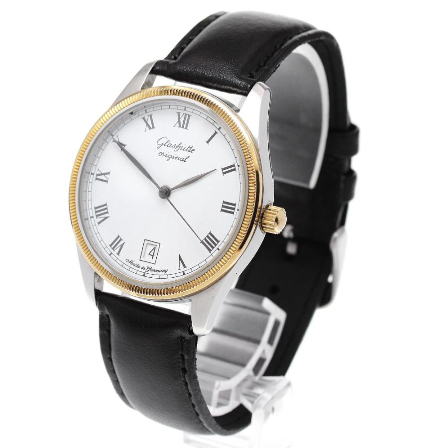 グラスヒュッテ・オリジナル GLASHUTTE ORIGINAL セネタ YGベゼル デイト 手巻き メンズ _845914 GLASHUTTE ORIGINAL（グラスヒュッテオリジナル） セネタ YGベゼル
