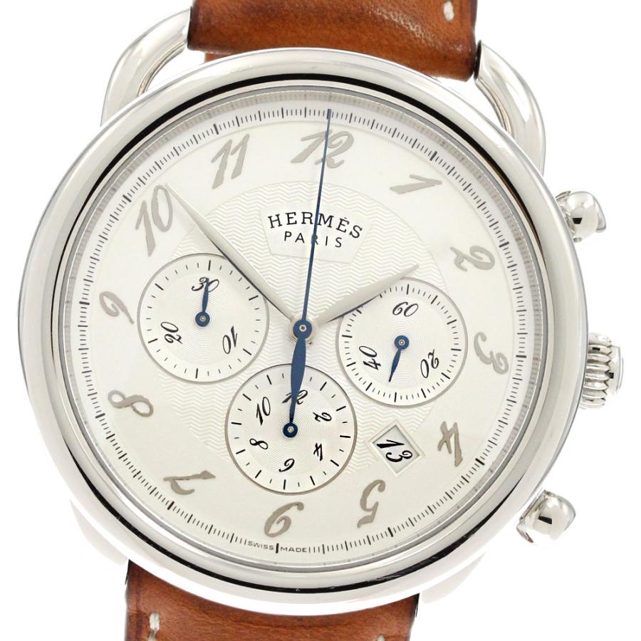 エルメス HERMES AR4.910 アルソー デイト クロノグラフ 自動巻き HERMES（エルメス） HERMES AR4.910 アルソー クロノグラフ 自動巻き