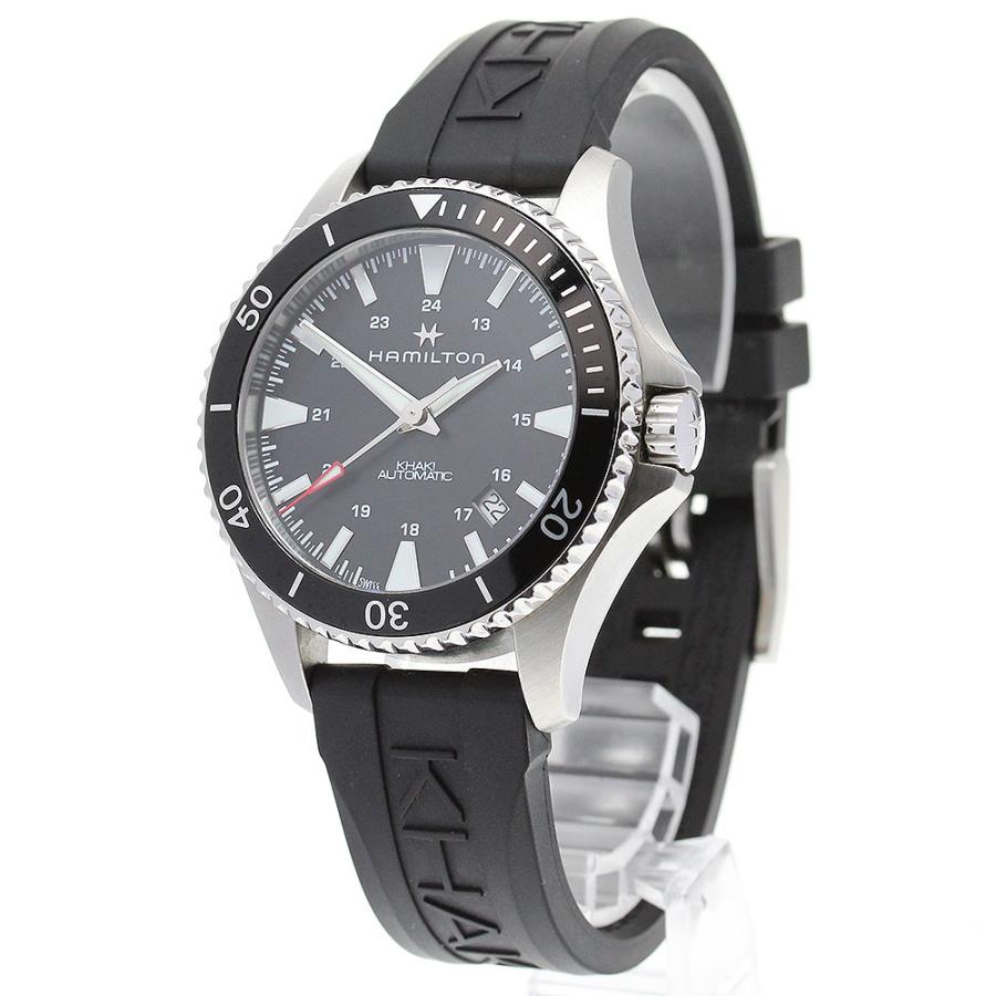 【極美品】ハミルトン H823350 カーキ スキューバデイトブラック 自動巻き HAMILTON 超美品 ハミルトン カーキ ネイビー スキューバー