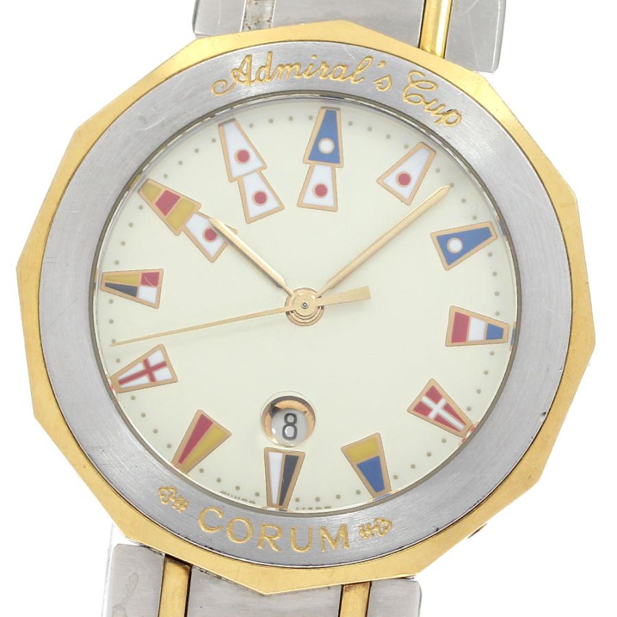CORUM（コルム） ベルト訳あり アドミラルズカップ デイト クォーツ