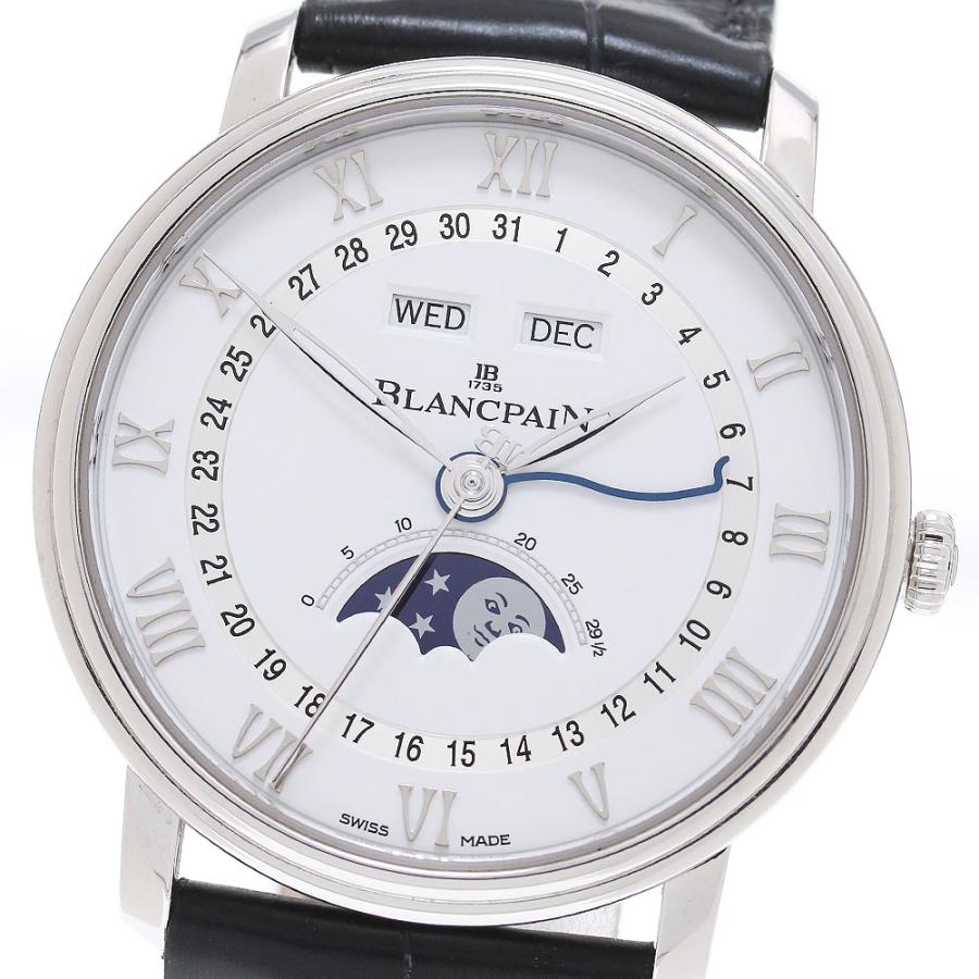 ブランパン Blancpain N06654A011027A055B/6654A-1127-55B ヴィルレ コンプリートカレンダー デイト 自動巻き メンズ 保証書付き_846373 BLANCPAIN（ブランパン） Blancpain N06654A011027A055B/6654A-1127
