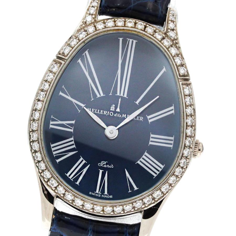 メレリオディメレー MELLERIO dits MELLER ラヌフ K18WG ダイヤベゼル