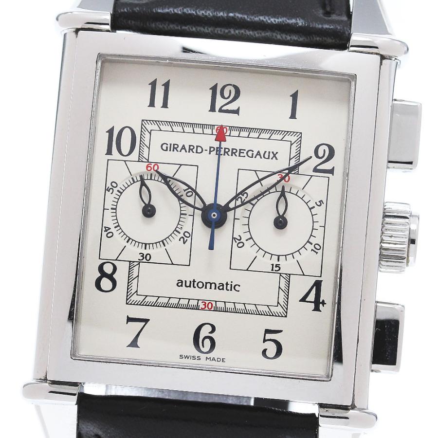 ジラール・ペルゴ GIRARD PERREGAUX 25990.0.11.8186 ヴィンテージ1945 クロノグラフ 自動巻き メンズ 良品 保証書付き_795688 ジラール・ペルゴ（GIRARD-PERREGAUX） GIRARD PERREGAUX 25990.0