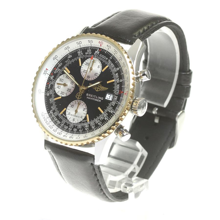 ブライトリング（BREITLING） BREITLING D13022 オールドナビタイマー クロノグラフ デイト 自動巻き メンズ 箱・保証 ...