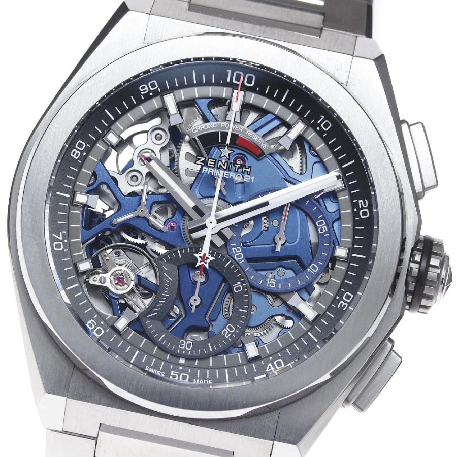 ゼニス ZENITH 95.9002.9004 デファイ エルプリメロ21 クロノグラフ 自動巻き メンズ 良品 _908474 ZENITH（ゼニス） ZENITH 95.9002.9004 デファイ エルプリメロ21