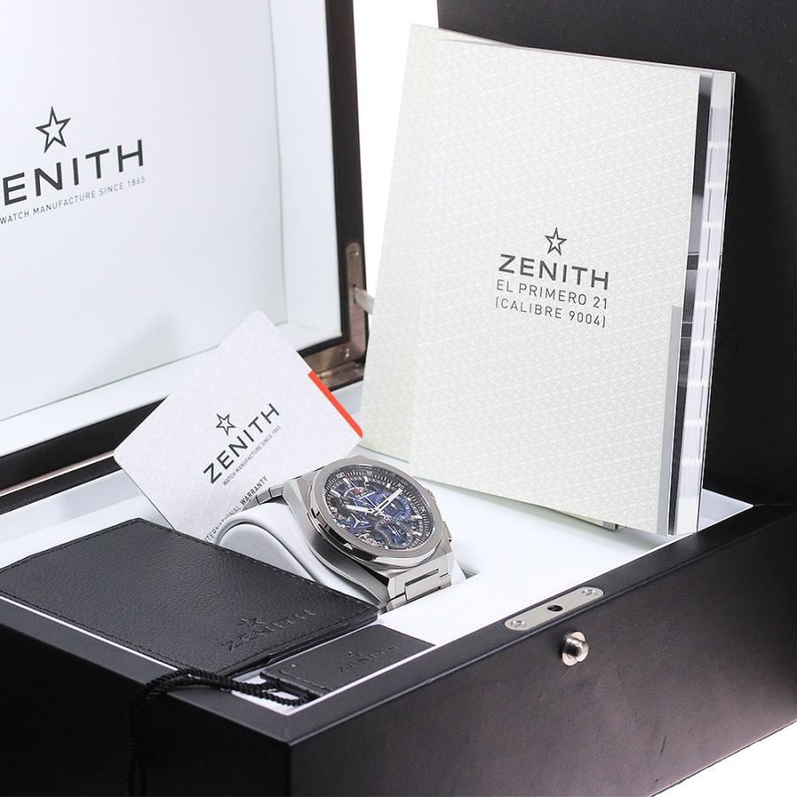 ゼニス ZENITH 95.9002.9004 デファイ エルプリメロ21 クロノグラフ 自動巻き メンズ 良品 _908474 ZENITH（ゼニス） ZENITH 95.9002.9004 デファイ エルプリメロ21