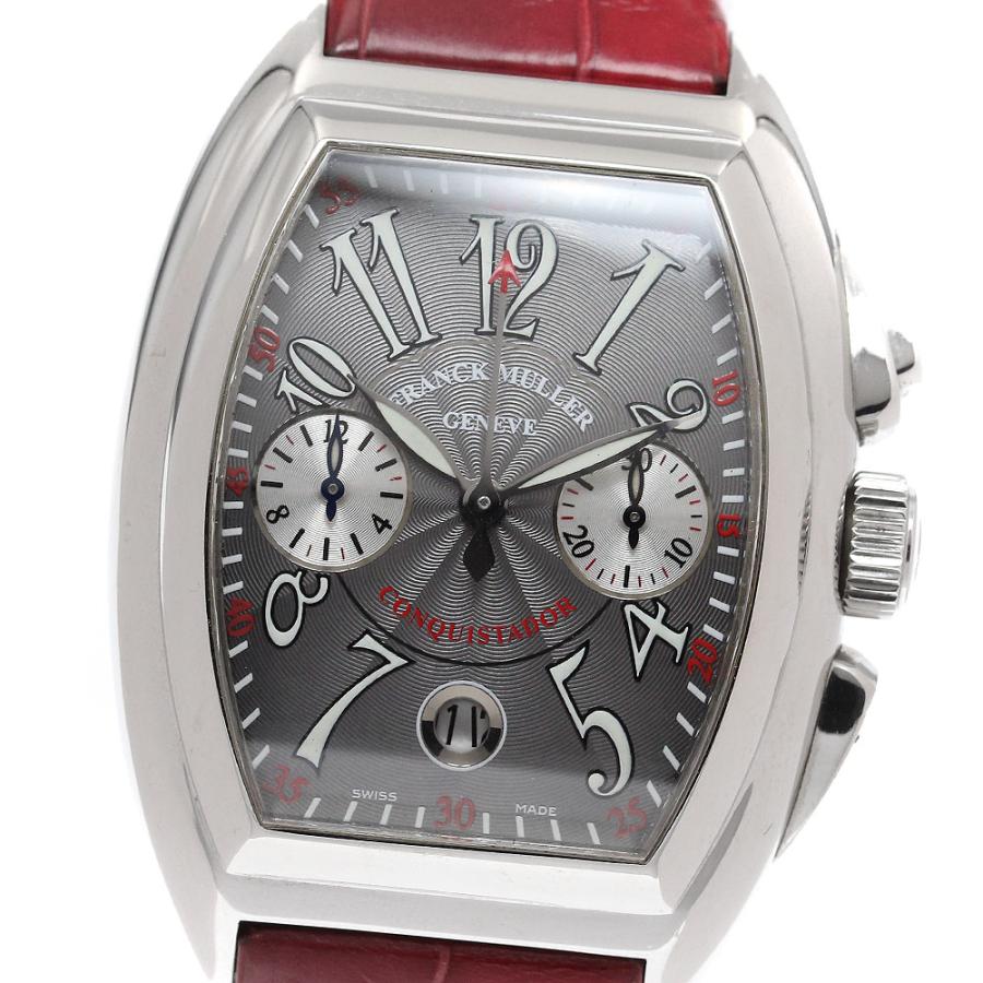 訳あり フランクミュラー FRANCK MULLER 8005CC コンキスタドール クロノグラフ 自動巻き メンズ _849095 FRANCK MULLER（フランクミュラー） 訳あり FRANCK MULLER 8005CC