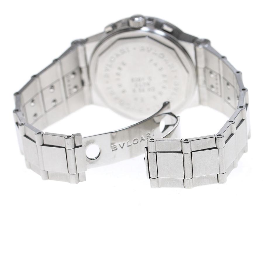 美品　BVLGARI/ブルガリ ディアゴノ クロノ CH35S 自動巻き ブルガリ ディアゴノ スポーツ クロノグラフ CH35S ステンレス