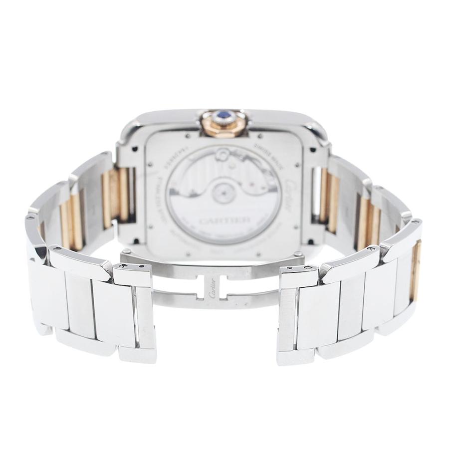 カルティエ CARTIER W5310006 タンクアングレースXL デイト PGコンビ 自動巻き メンズ _849485 Cartier（カルティエ） CARTIER W5310006 タンクアングレースXL デイト