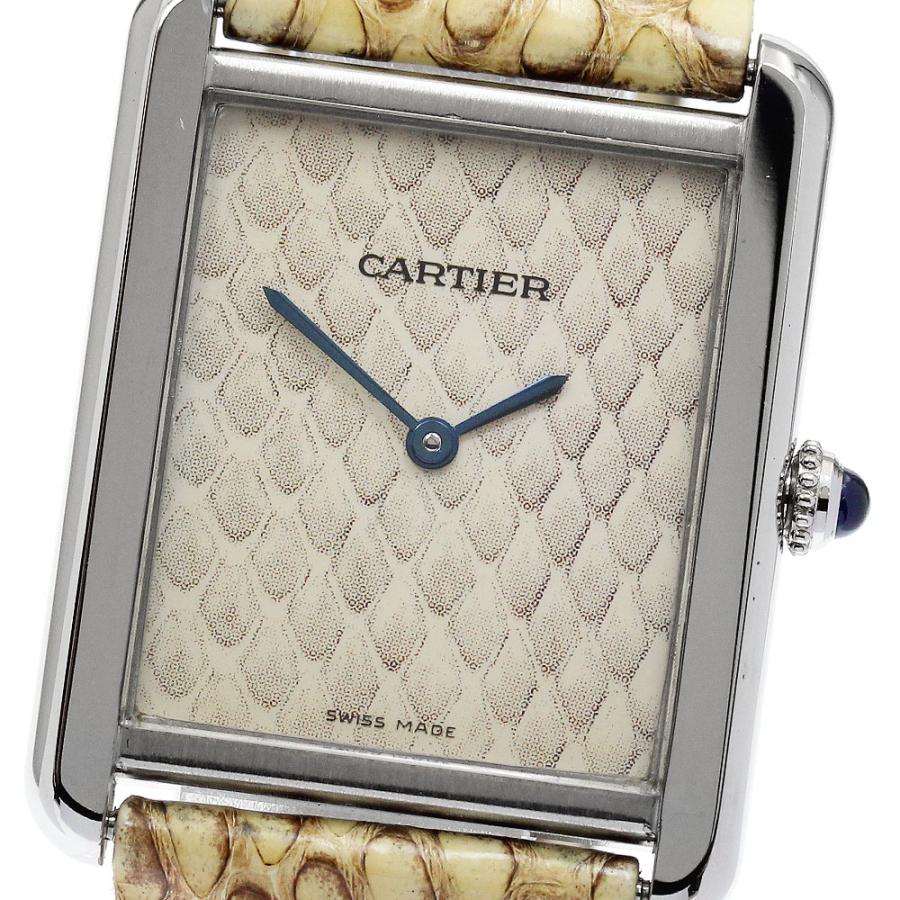 Cartier（カルティエ） CARTIER W5200021 タンクソロ LM 蛇柄 クォーツ