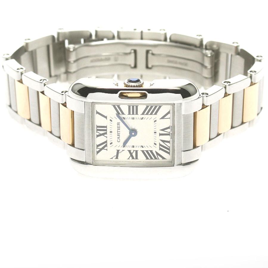 Cartier カルティエ CARTIER W5310019 タンクアングレーズSM PGコンビ  