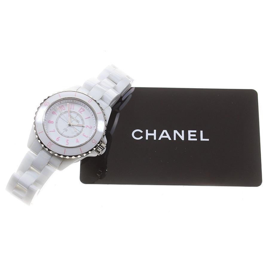 シャネル CHANEL H6755 J12 ピンク ブラッシュ 世界限定1200本 クォーツ レディース 保証書付き_850173 CHANEL - シャネル CHANEL H6755 J12 ピンク ブラッシュ 世界限定1200