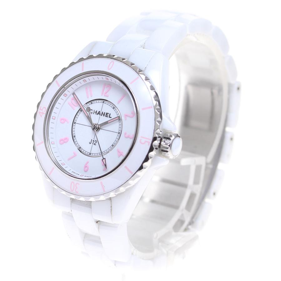 シャネル CHANEL H6755 J12 ピンク ブラッシュ 世界限定1200本 クォーツ レディース 良品 保証書付き_869173 CHANEL（シャネル） CHANEL H6755 J12 ピンク ブラッシュ 世界限定1200