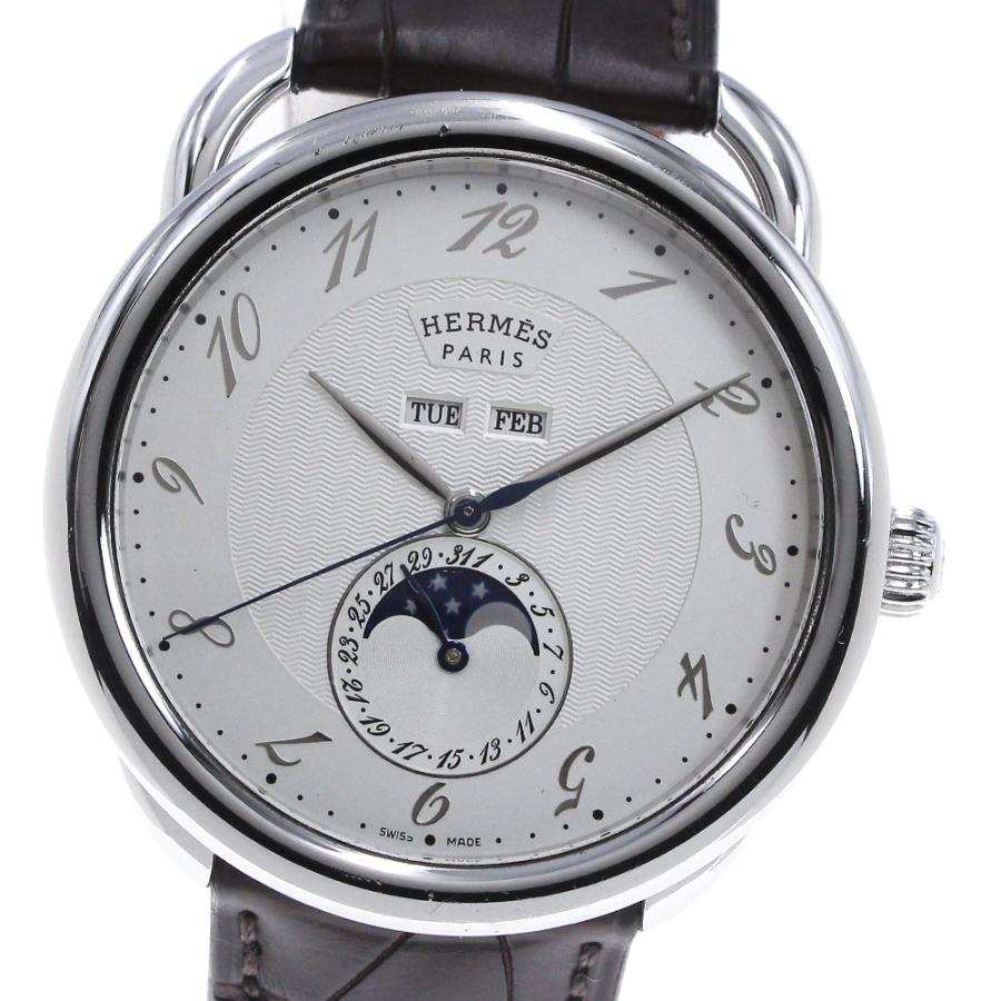 エルメス HERMES AR8.810 グランドリュンヌ マキシムアルソー ムーンフェイズ 自動巻き メンズ _942533 HERMES（エルメス） HERMES AR8.810 グランドリュンヌ マキシム