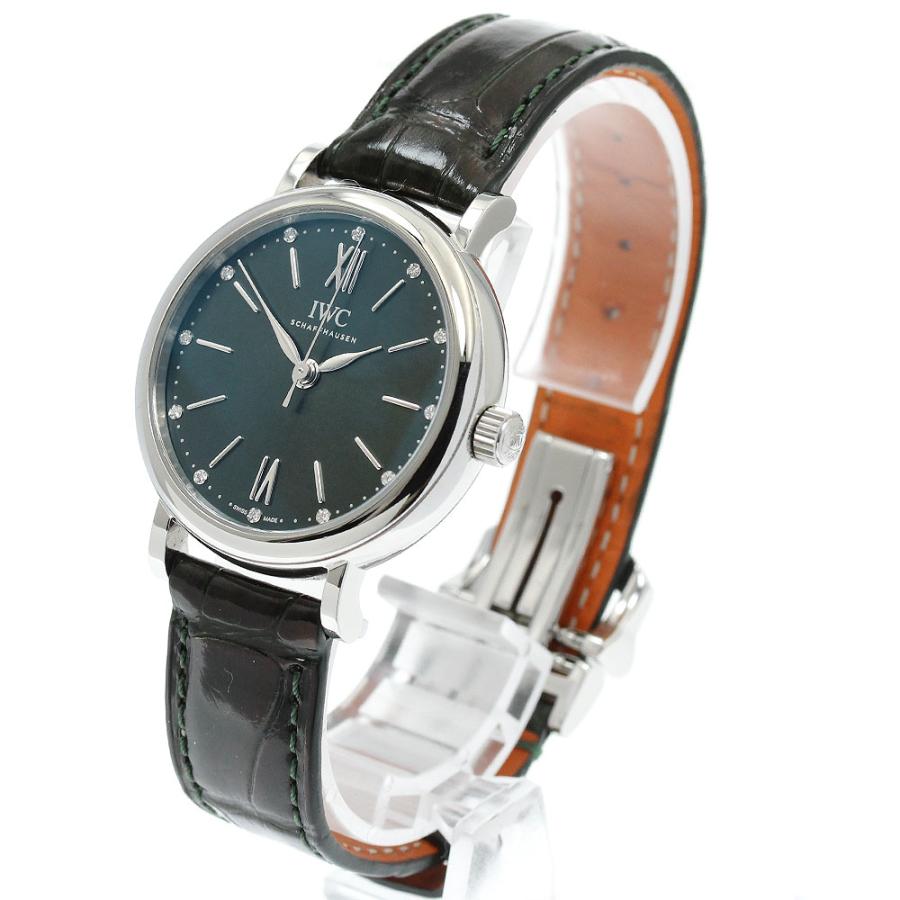 IWC SCHAFFHAUSEN IW357405 ポートフィノ オートマティック 34 12Pダイヤ 自動巻き レディース 良品 _860837 IWC SCHAFFHAUSEN（IWCシャフハウゼン） IWC SCHAFFHAUSEN IW357405