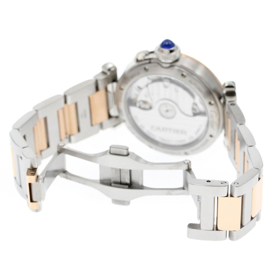 カルティエ CARTIER W2PA0008 パシャ ドゥ カルティエ 35MM SS/PG 自動巻き ボーイズ 美品 箱付き_860840 Cartier（カルティエ） CARTIER W2PA0008 パシャ ドゥ 35MM SS/PG 自動