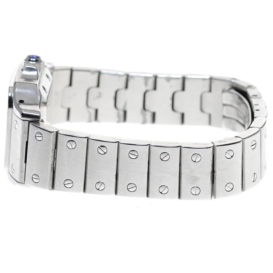カルティエ CARTIER W20054D6 サントスガルベ SM デイト 観音バックル 自動巻き レディース _952423 Cartier（カルティエ） CARTIER W20054D6 サントスガルベ SM デイト