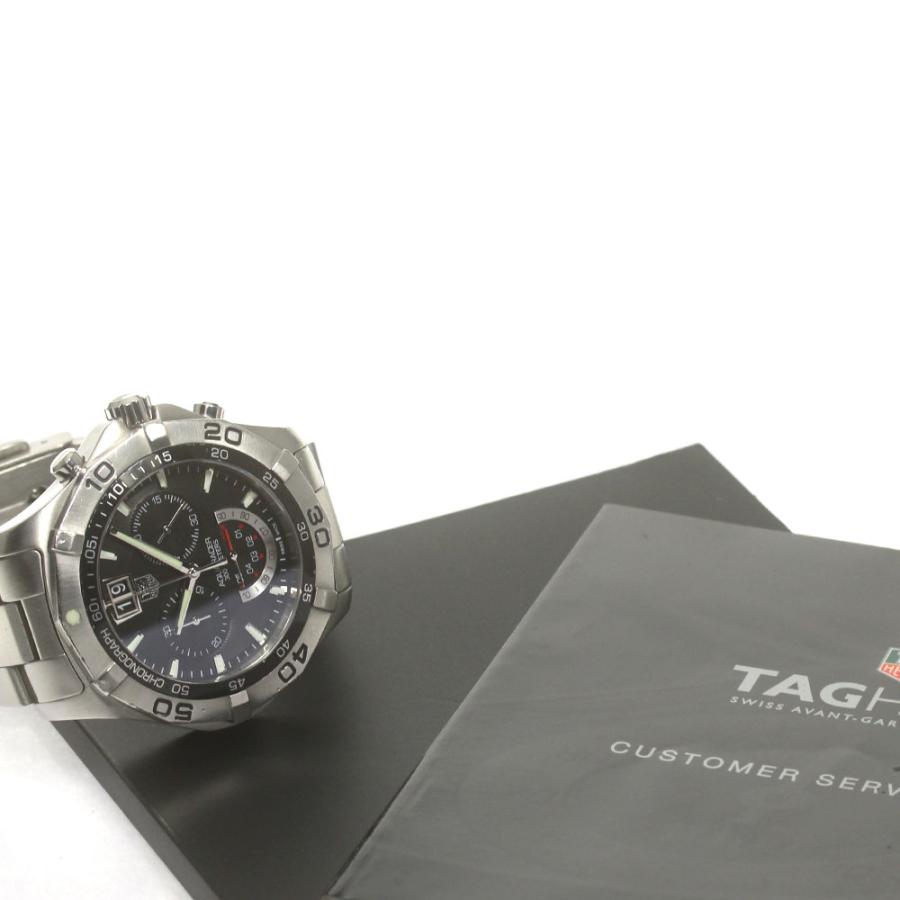 タグホイヤー TAG HEUER CAF101A アクアレーサー ビッグデイト クォーツ メンズ _860945【ev20】の画像
