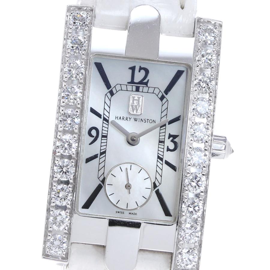 ハリーウィンストン HARRY WINSTON 310LQW アベニュー K18WG ダイヤ