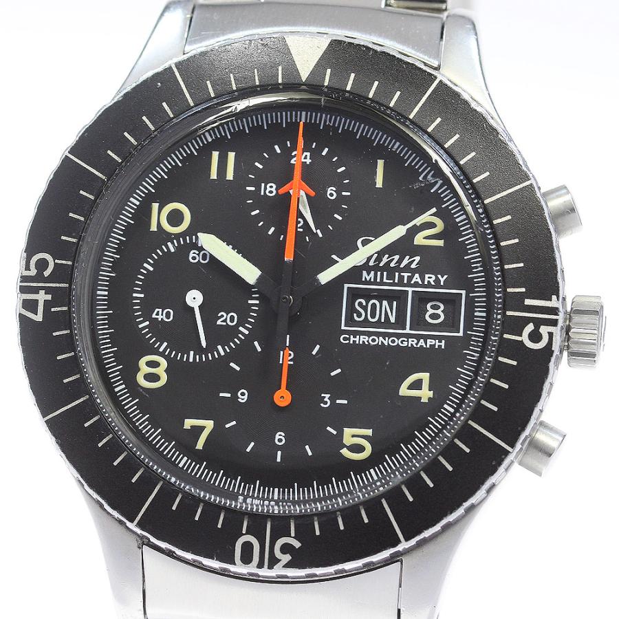 ジン Sinn 156 ミリタリー パイロット デイデイト クロノグラフ 自動巻き メンズ 内箱・保証書付き_861776 Sinn（ジン） Sinn 156 ミリタリー パイロット デイデイト クロノ