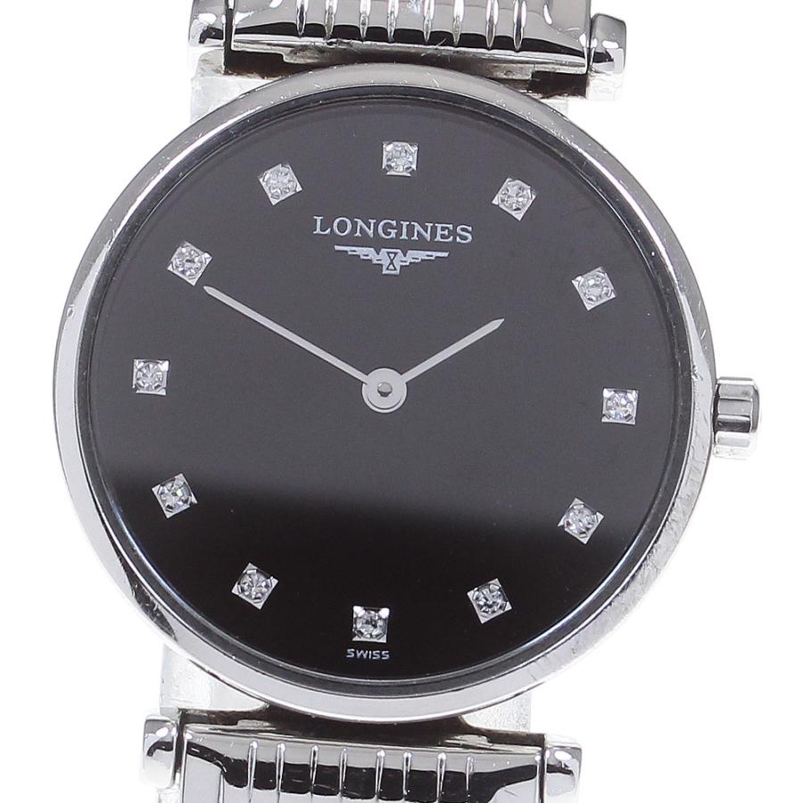 【新品 70%OFF】定価￥246,400-. LONGINES 12Pダイヤ LONGINES ロンジン L4.209.4 グランド クラシック 12Pダイヤ クォーツ