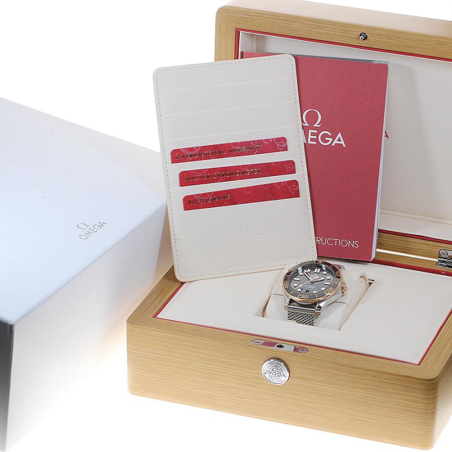 ☆美品★箱・保証書付き【OMEGA】オメガ シーマスター300 コーアクシャル K18PGベゼル 210.22.42.20.01.002 自動巻き メンズ_708238 OMEGA（オメガ） OMEGA 210.22.42.20.01.002 シーマスター ダイバー