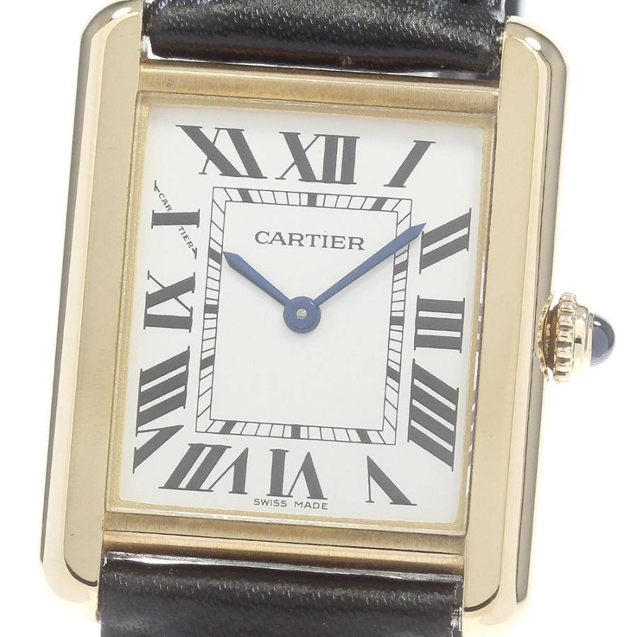 Cartier（カルティエ） CARTIER W5200002 タンクソロ SM K18YGベゼル