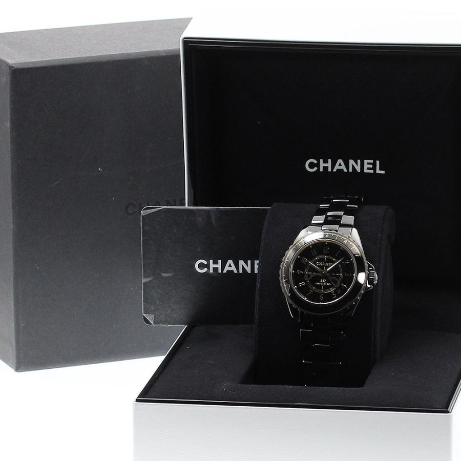  CHANEL シャネル H9762 J12 クチュール 38MM 黒セラミック 自動巻き メンズ 極美品 箱・保証書付き_864798 Motiv 