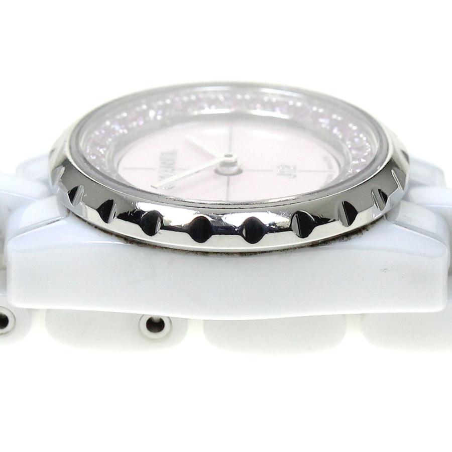 シャネル CHANEL H5512 J12 XS ピンクサファイア 白セラミック 1200本限定 クォーツ レディース 保証書付き_864850 CHANEL（シャネル） CHANEL H5512 J12 XS ピンクサファイア 白