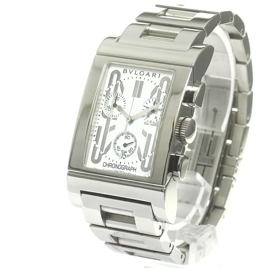 BVLGARI（ブルガリ） BVLGARI RTC49S レッタンゴロ クロノグラフ デイト クォーツ メンズ _865033 ...