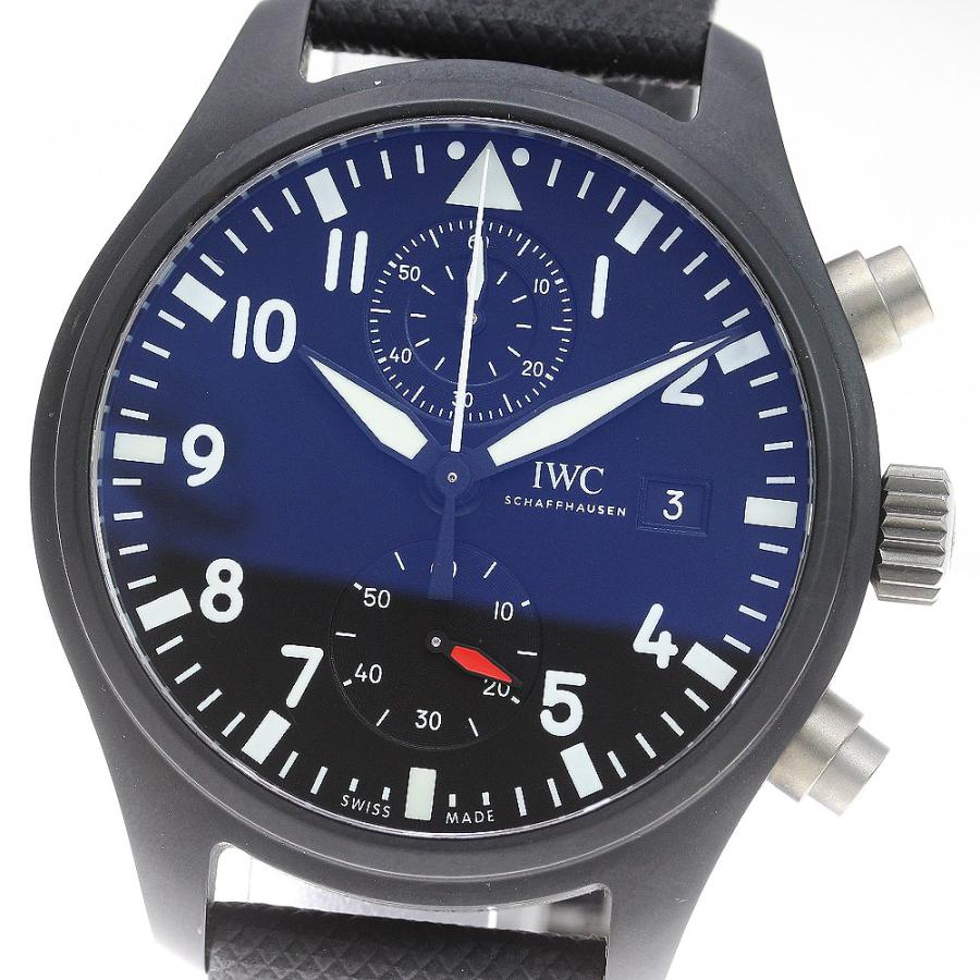 IWC IWC SCHAFFHAUSEN IW389001 パイロット・ウォッチ トップガン クロノグラフ 自動巻き メンズ 良品 箱・保証書付き_866121 IWC SCHAFFHAUSEN（IWCシャフハウゼン） IWC IWC SCHAFFHAUSEN