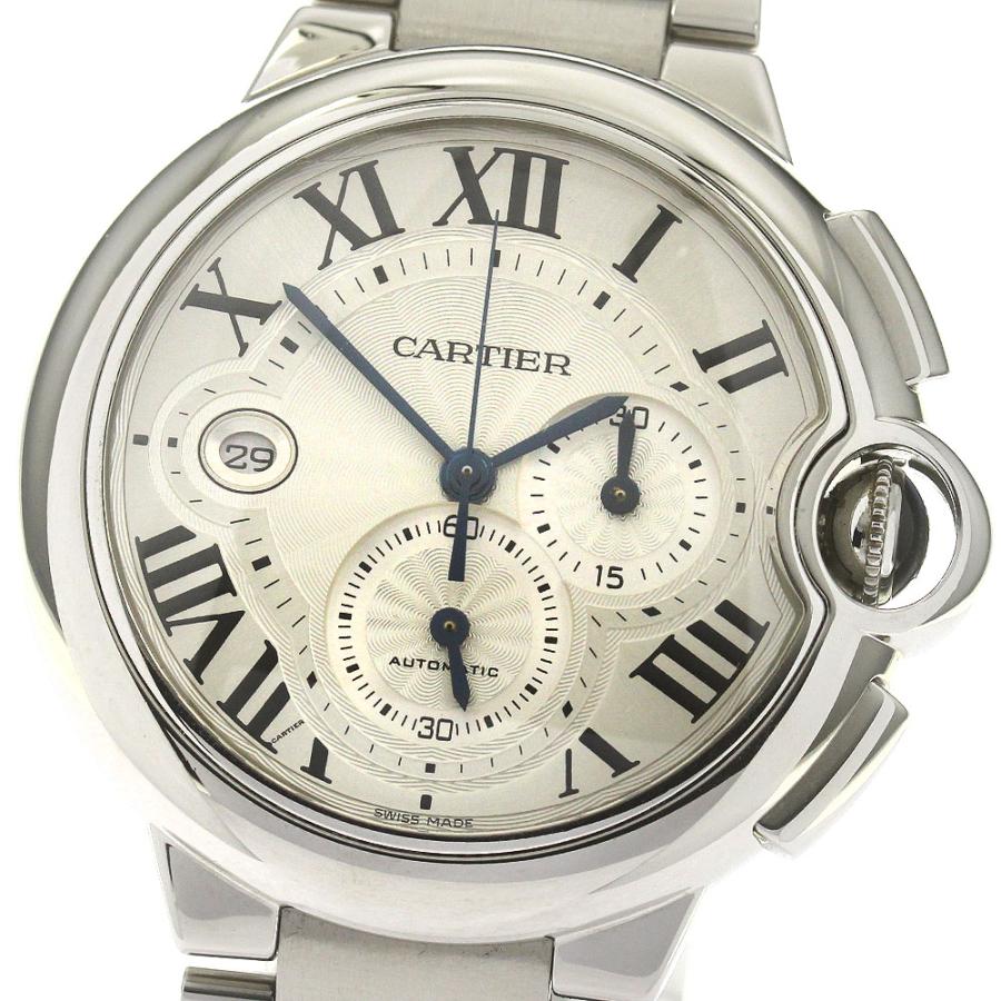 カルティエ CARTIER W6920076 バロンブルーXL クロノグラフ 自動巻き メンズ 良品 _867059 Cartier（カルティエ） CARTIER W6920076 バロンブルーXL クロノグラフ