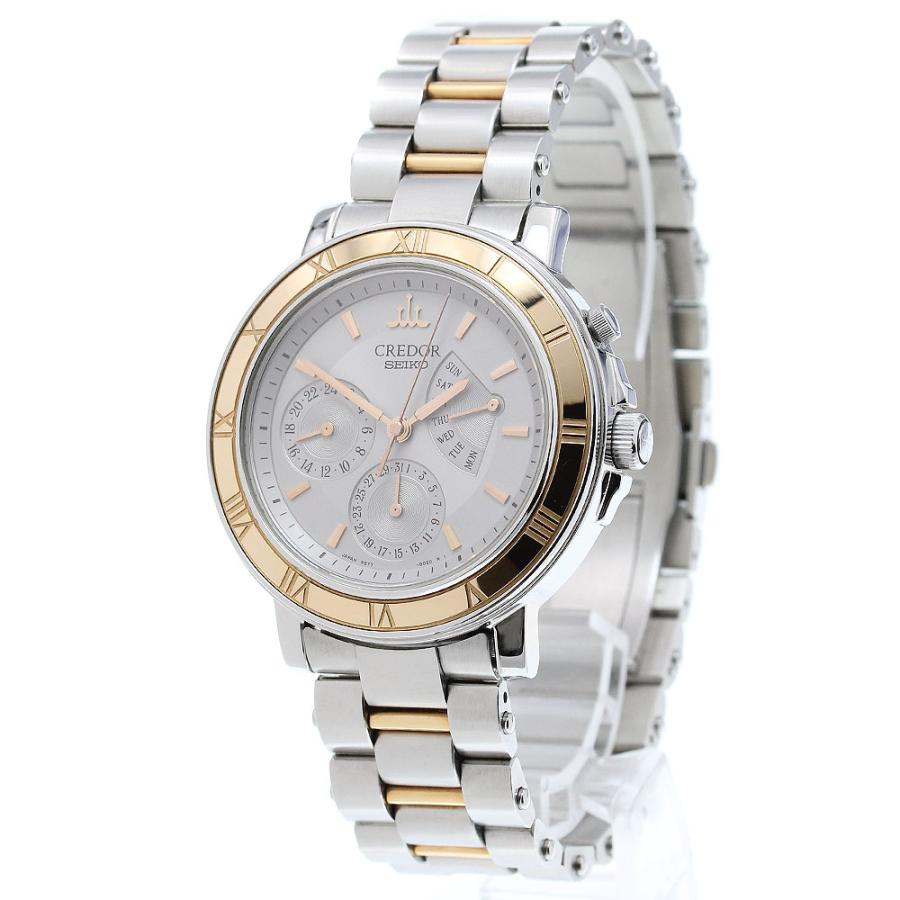セイコー SEIKO GCBG998/4S77-0020 クレドール パシフィーク デイデイト 自動巻き メンズ 良品 保証書付き ...