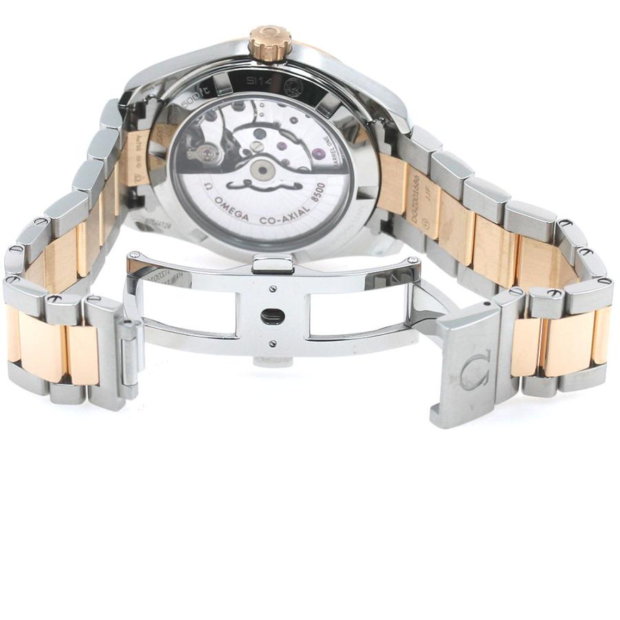 ☆美品★箱・保証書付き【OMEGA】オメガ シーマスター アクアテラ 150M ダイヤベゼル 11P 231.25.39.21.55.001 自動巻き レディース_701304 OMEGA（オメガ） OMEGA 231.25.39.21.55.001 シーマスター アクアテラ