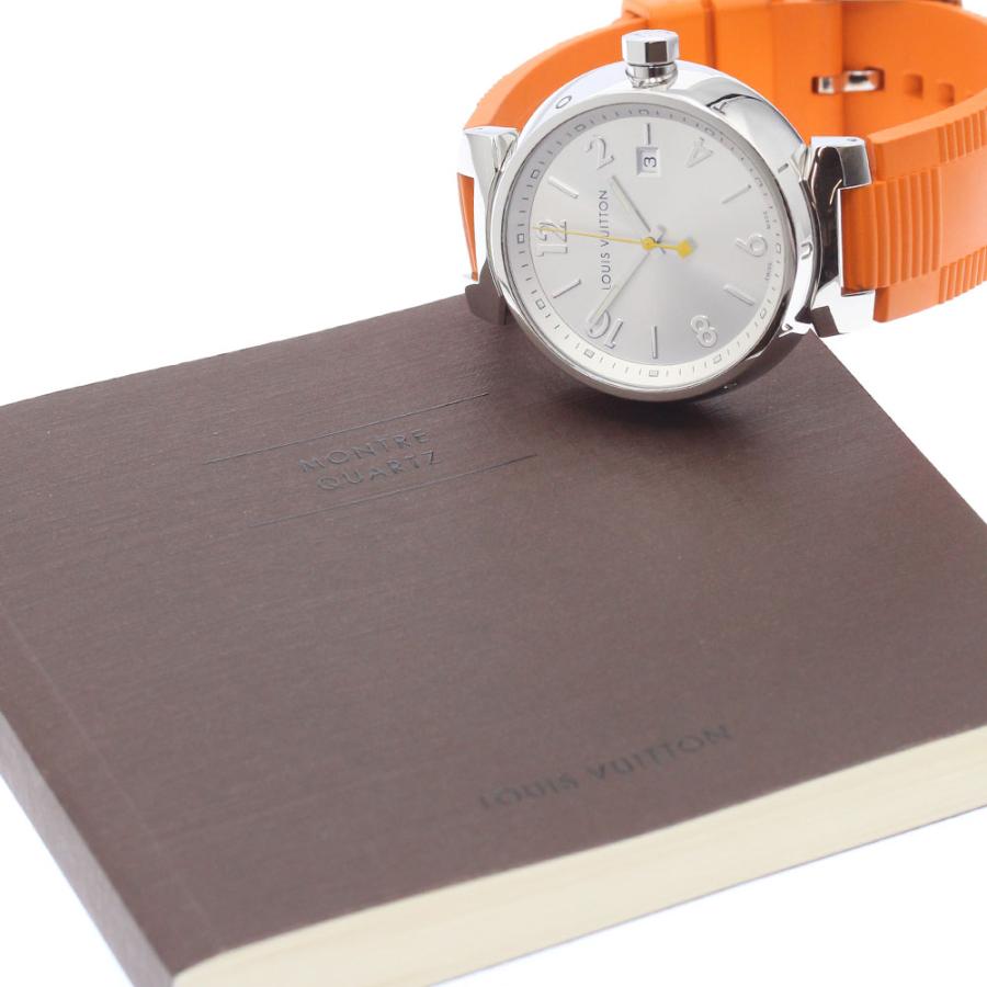 LOUIS VUITTON ルイ・ヴィトン Q111E タンブール デイト クォーツ  