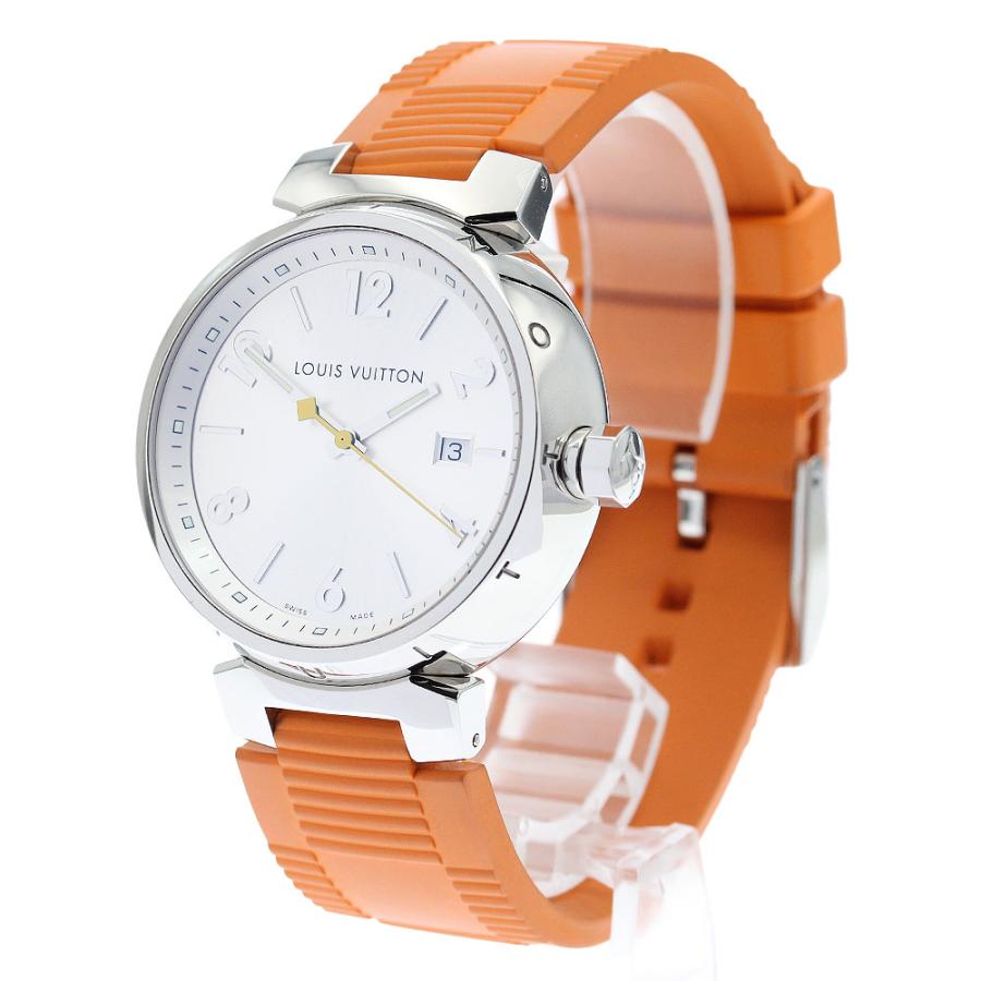 LOUIS VUITTON ルイ・ヴィトン Q111E タンブール デイト クォーツ  