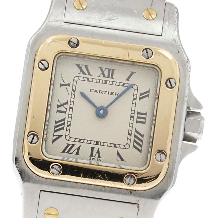 訳あり カルティエ CARTIER W20012C4 サントスガルベSM クォーツ レディース _849168 Cartier（カルティエ） 訳あり CARTIER W20012C4 サントスガルベSM