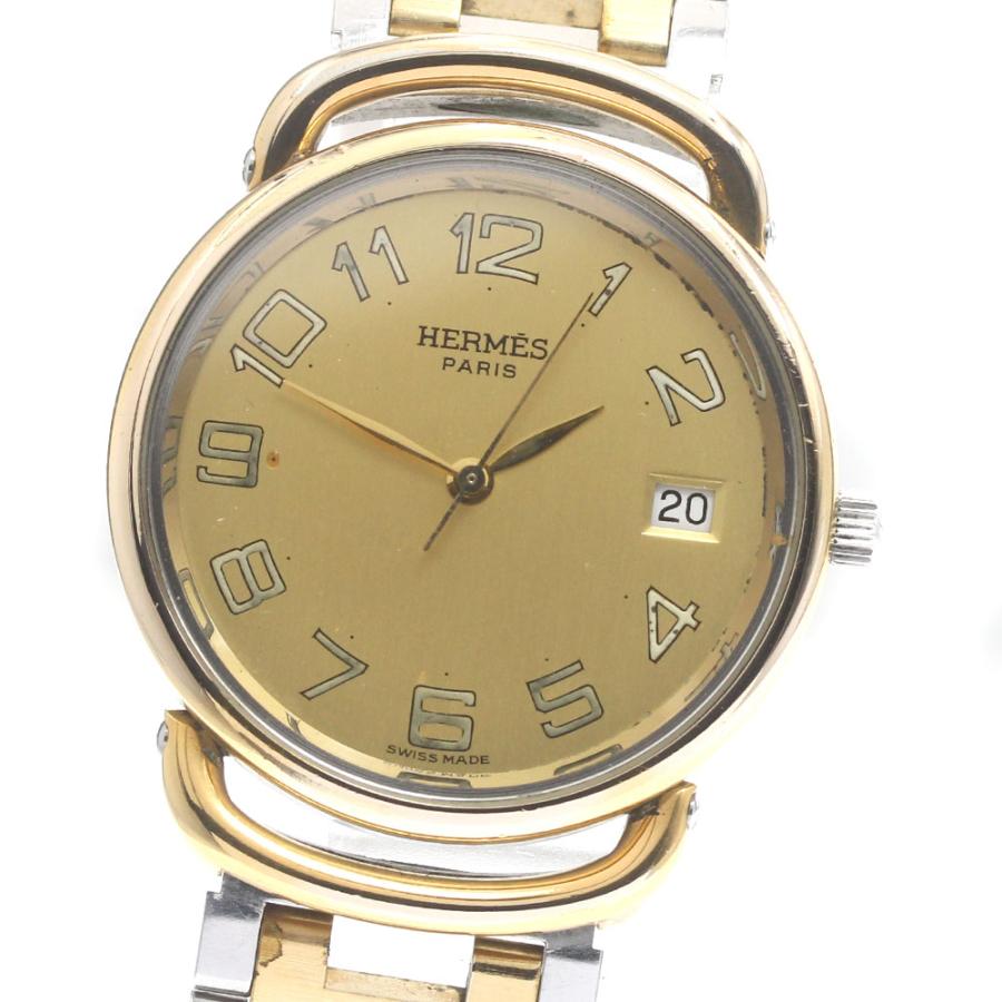 HERMES（エルメス） プルマン デイト クォーツ ボーイズ _868401 