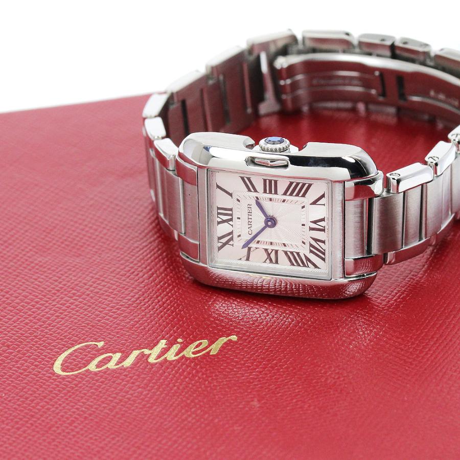 カルティエ CARTIER W5310022 タンク アングレーズSM クォーツ レディース 箱・保証書付き_769054 Cartier（カルティエ） CARTIER W5310022 タンクアングレーズSM