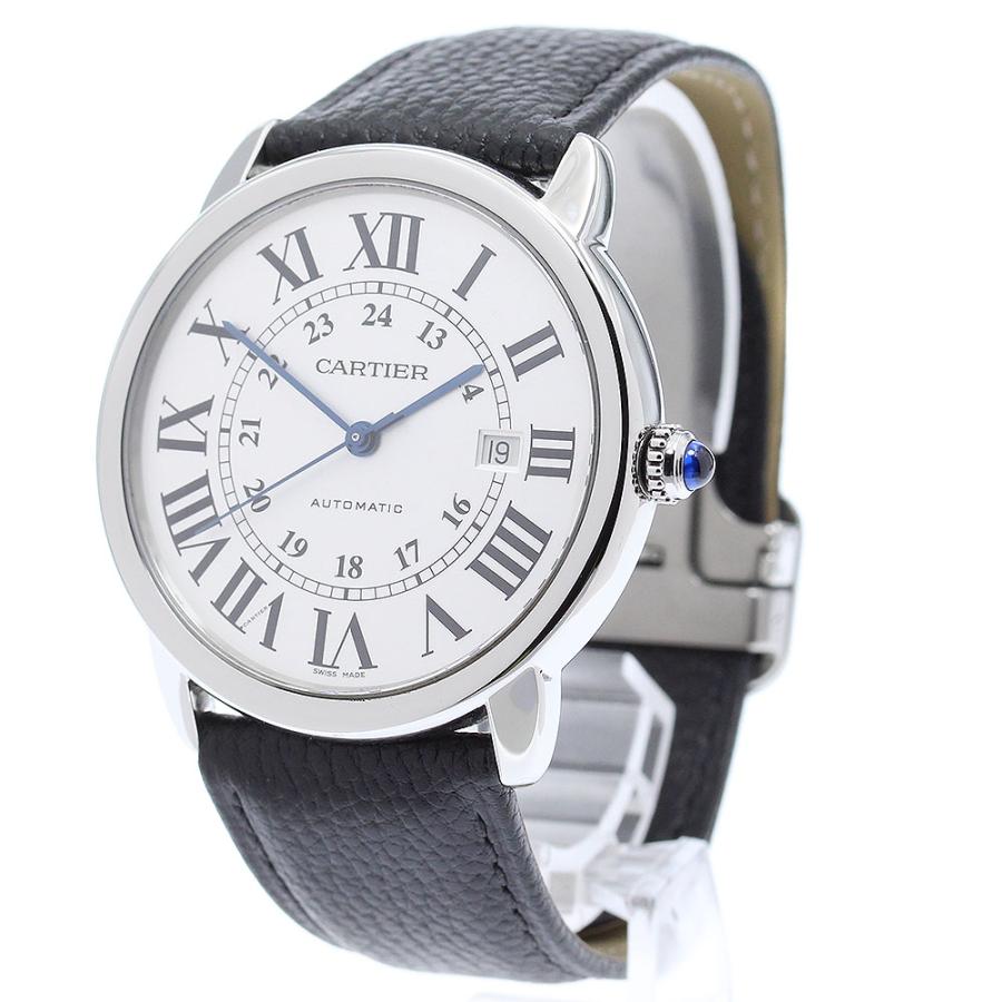 カルティエ CARTIER W6701010 ロンドソロ XL デイト 自動巻き メンズ _960373 Cartier（カルティエ） CARTIER W6701010 ロンドソロXL デイト 自動